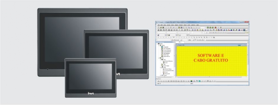 IHM TOUCH SCREEN COLOR - INVT